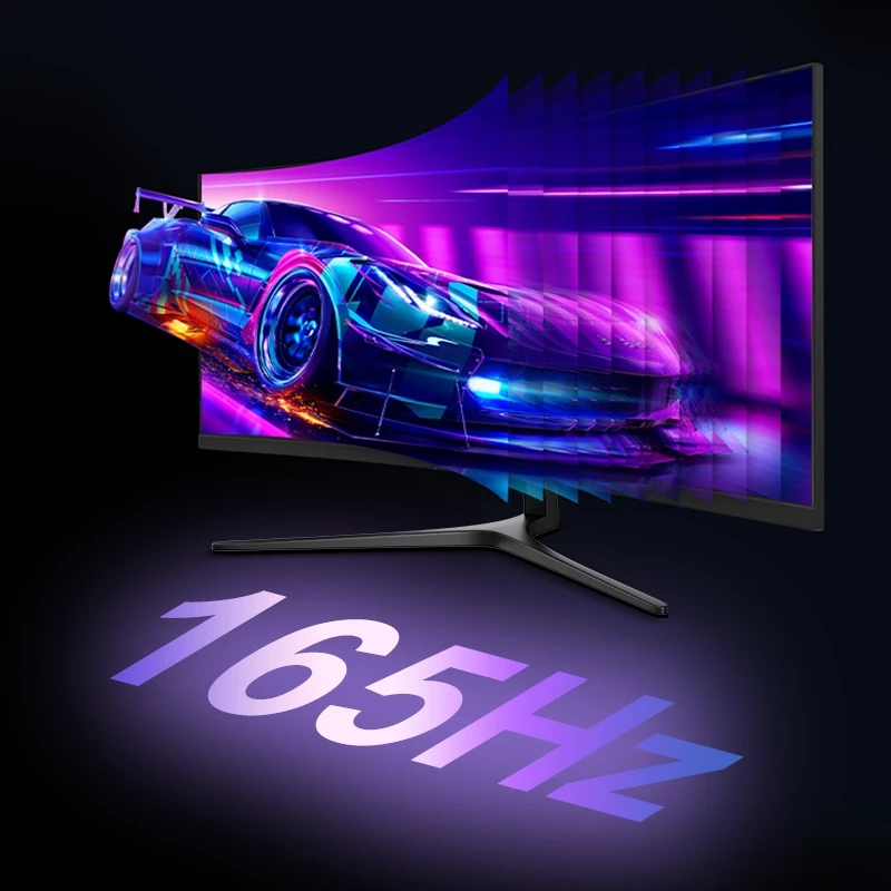 RUBY Monitor PC Monitor 24 Inch 27 Inch 4K/2K IPS 1ms Office/Gaming Curved Monitor with Speaker 5-Year Warranty - Image 3